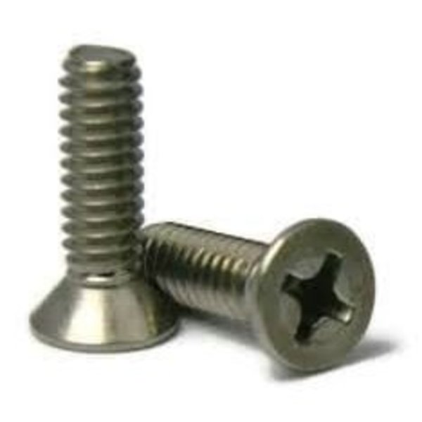 Newport Fasteners 3/8"-16 x 3 in Phillips Flat Machine Screw, Plain 18-8 Stainless Steel, 100 PK 782820-PR-100